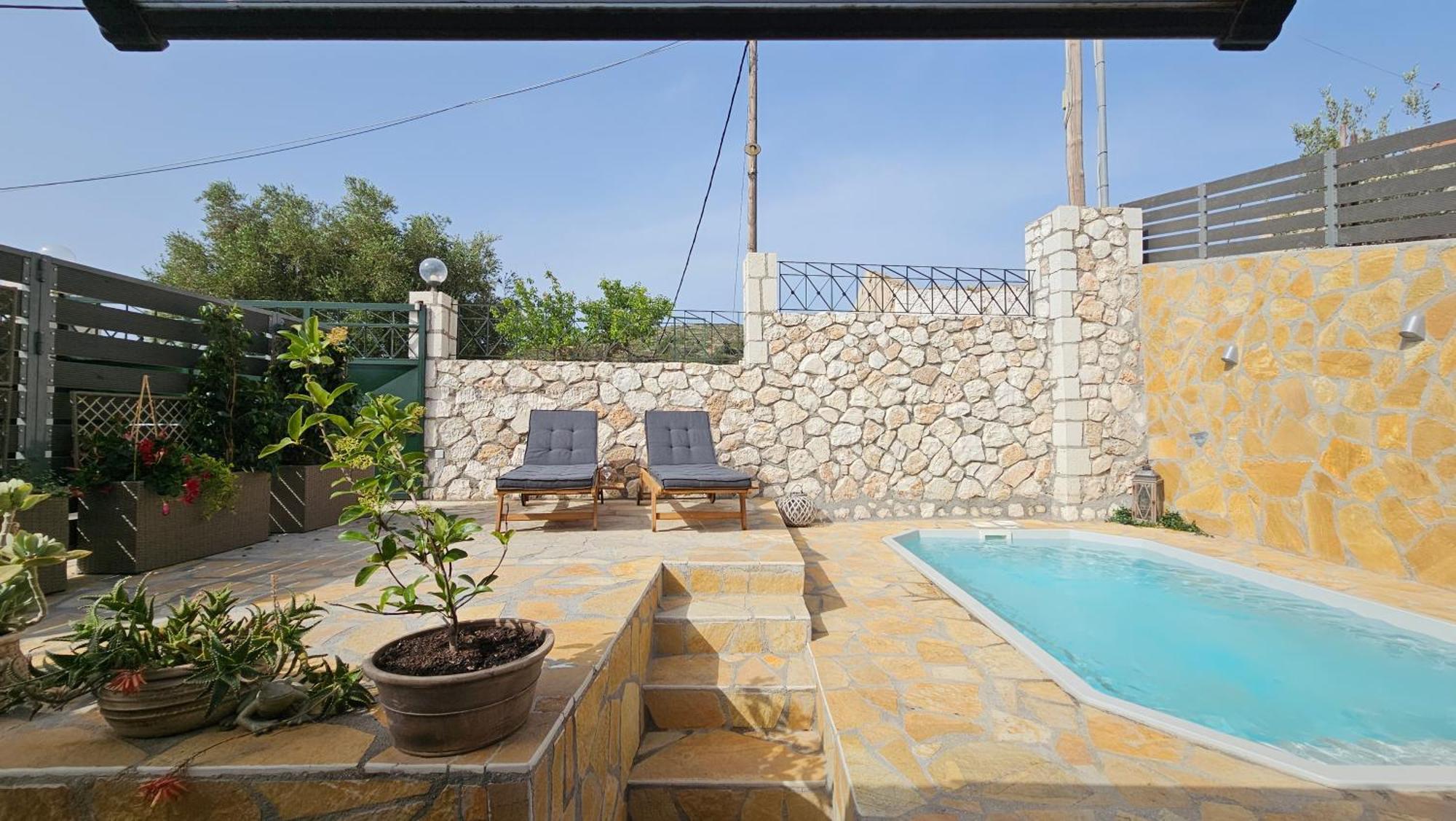 Villa Apoplous With Pool Asos Exterior foto