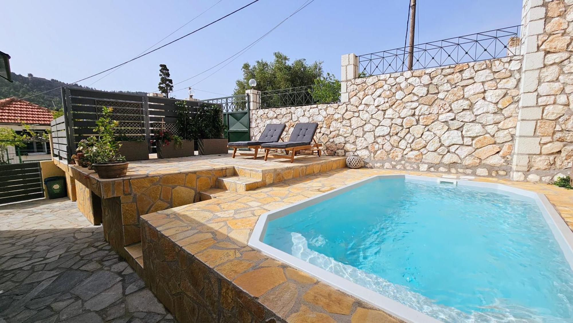 Villa Apoplous With Pool Asos Exterior foto