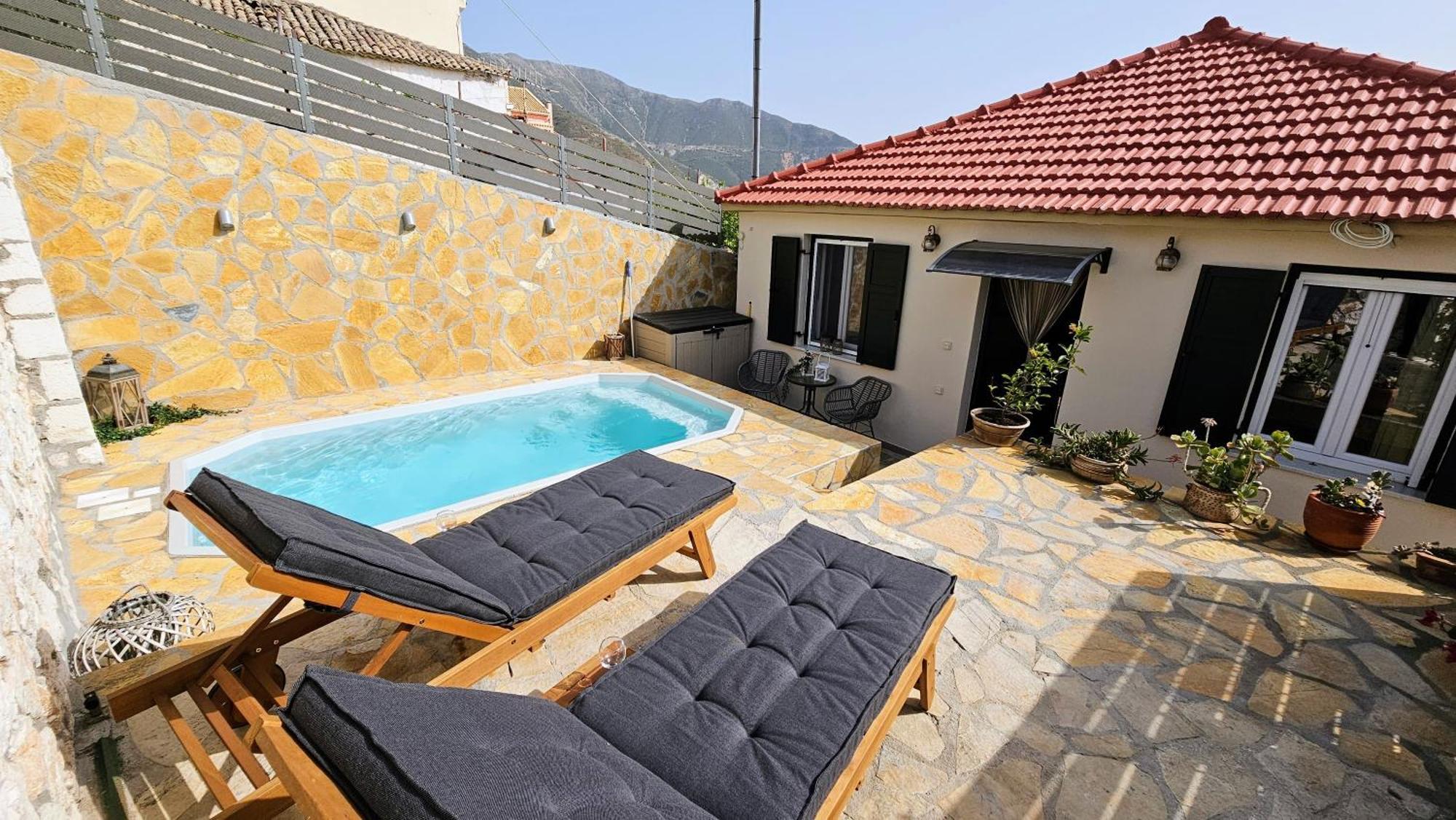 Villa Apoplous With Pool Asos Exterior foto